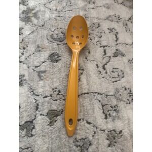 VTG Hutzler Nylon Slotted SPOON 700P Yellow Orange 11" LOPOL